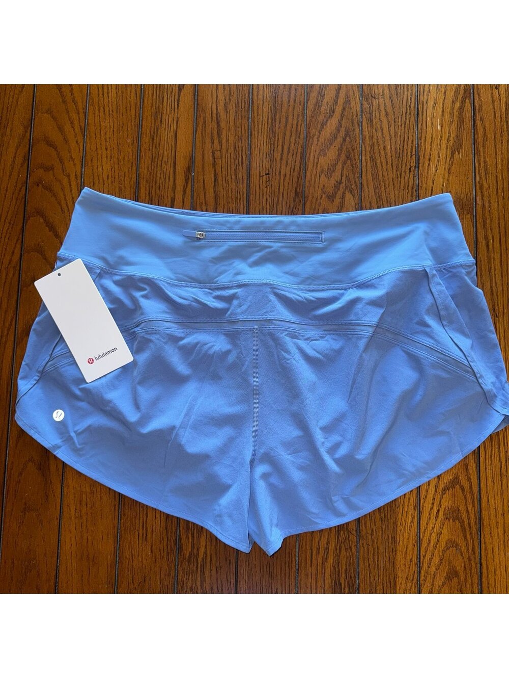 Lululemon Speed Up Short High Rise 2.5” Mesh Vent Prep Blue Size XL NWT